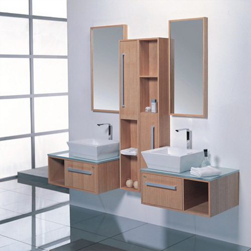 Wood bathroom cabinet SW-WD0045W