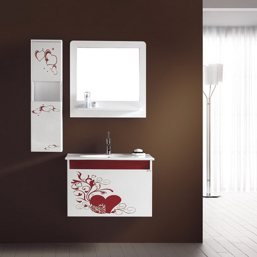 Wood bathroom cabinet SW-WD0053W