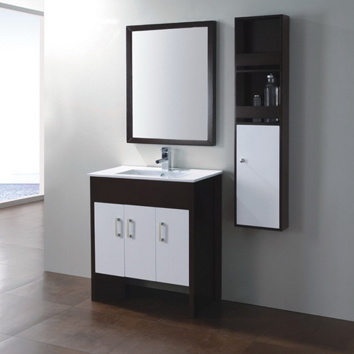 Wood bathroom cabinet SW-WD1008L
