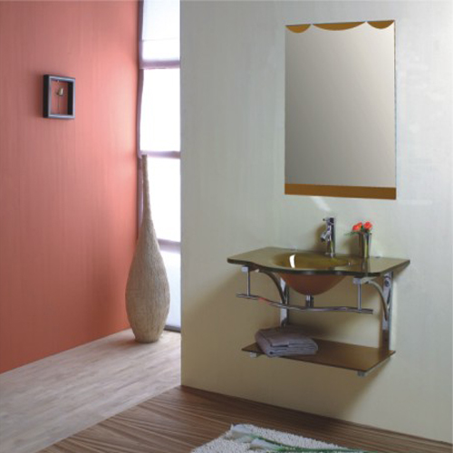 GLASS bathroom cabinet SW-G012